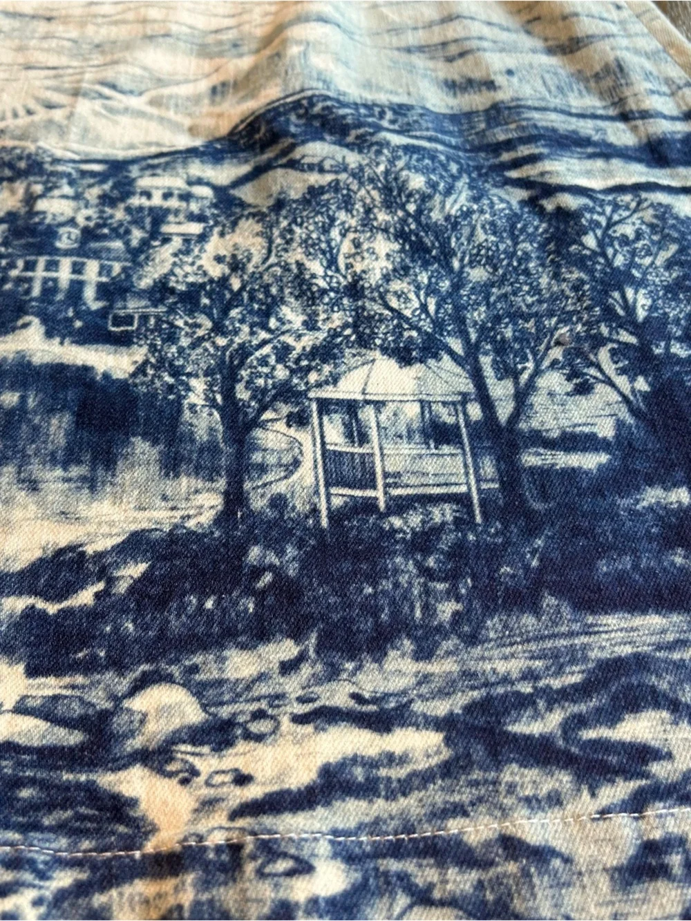 Anthropology Postcard Landscape Cotton Skirt - Size 12